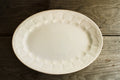 W. & E. Corn Wheat-pattern Ironstone Platter